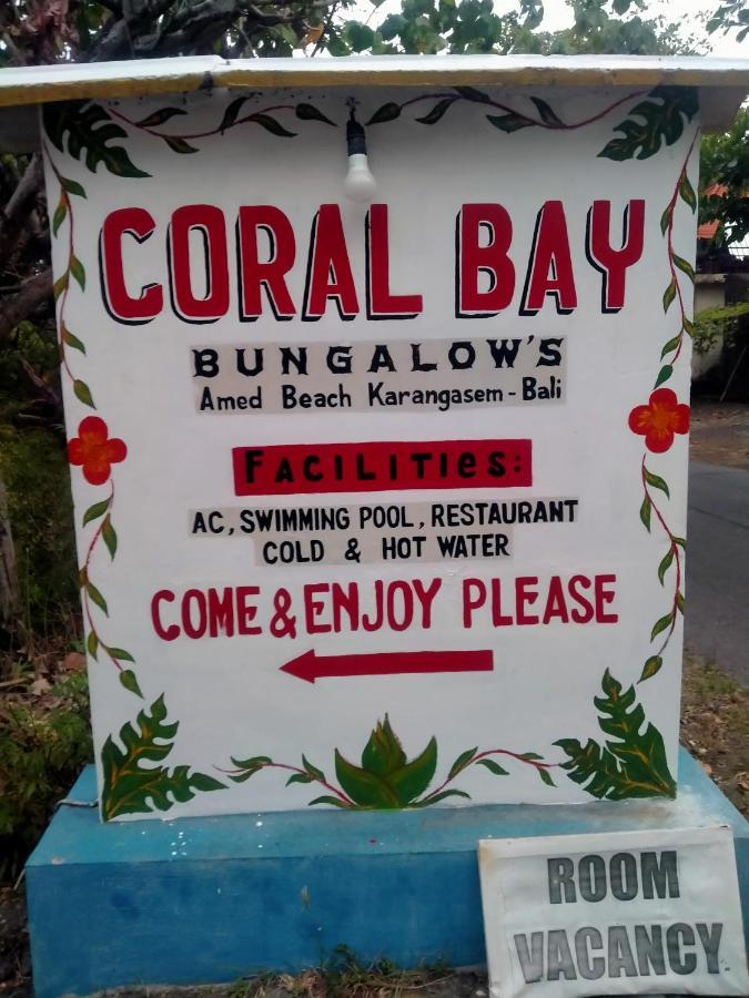 Coral Bay Bungalows Amed Exterior foto