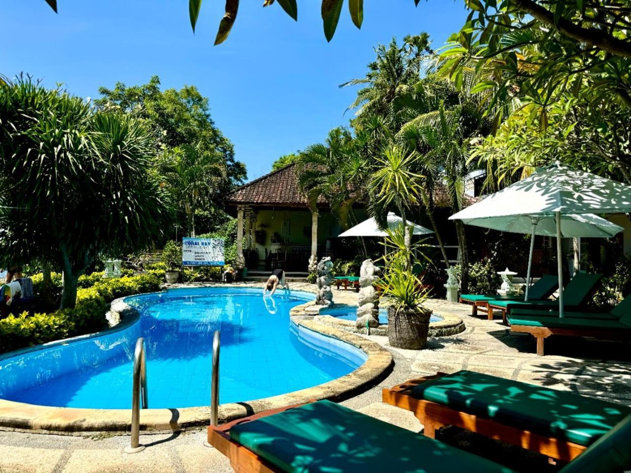 Coral Bay Bungalows Amed Exterior foto